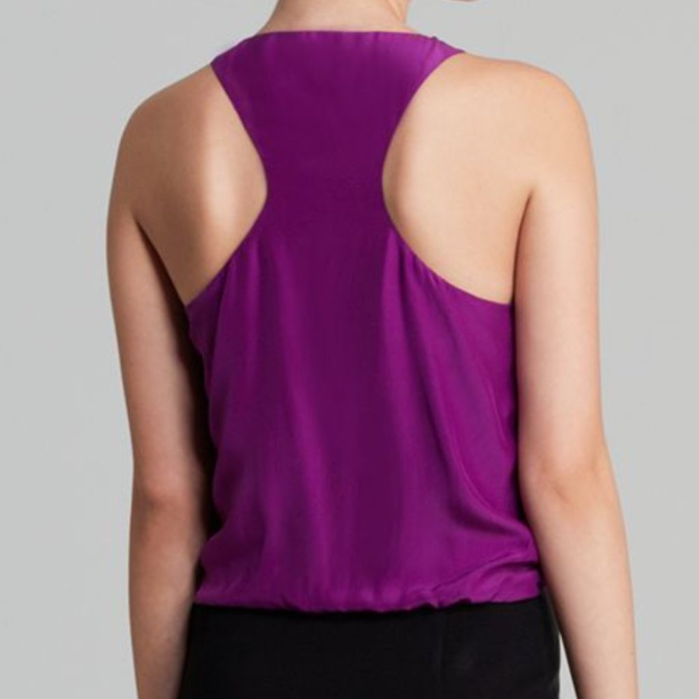 Madison Marcus Silk Racerback Dress. - Picture 4 of 7